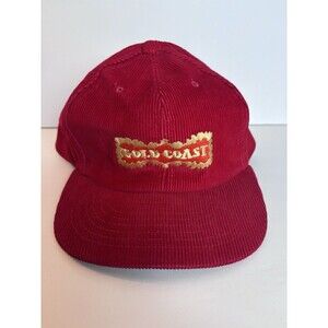 Gold Coast Casino Las Vegas Corduroy Hat Vintage Otto Cap Snapback Yupoong Red